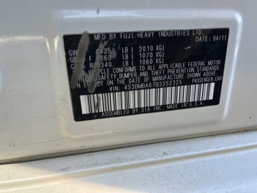 2011 Subaru Legacy